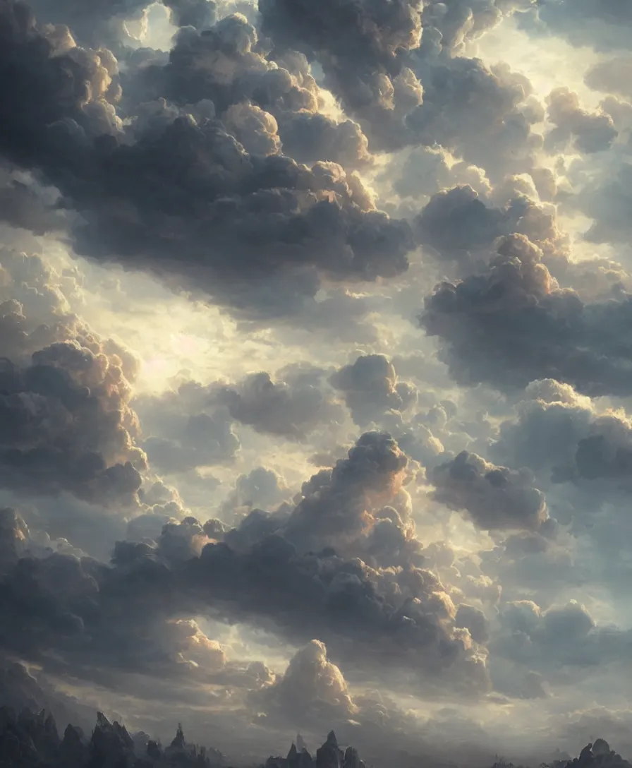 Image similar to hyper realistic brother the clouds, illustrated by greg rutkowski, beautiful volumetric lighting, intricate, ultra detailed, photorealistic, trending on artstation, octane render, 8 k