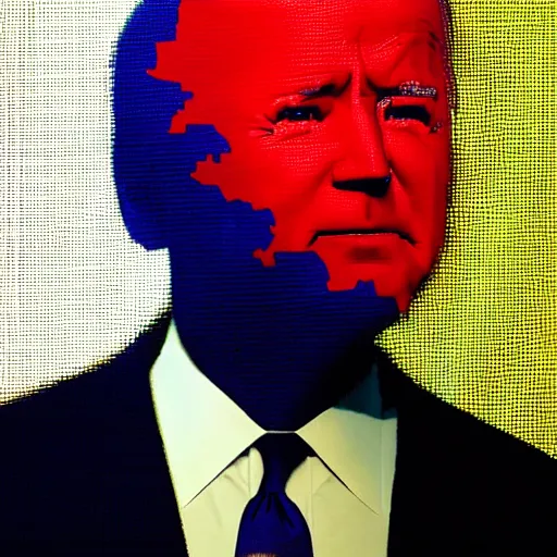 Image similar to joe biden made out of jello