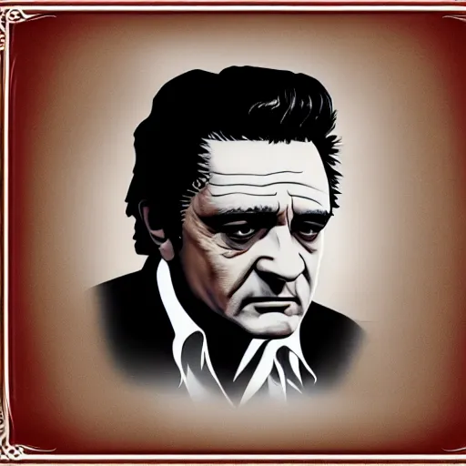 Image similar to johnny cash