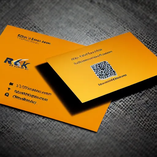 Prompt: a business card for the strategic director of rok diagnostics