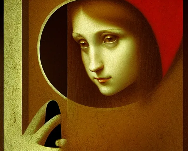 Image similar to where we go when we don't know, a closeup simple vector pop surrealism, by ( leonardo da vinci ) and greg rutkowski and rafal olbinski