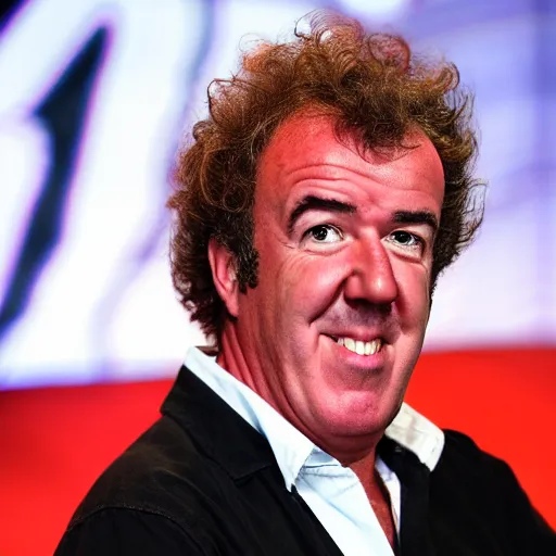 Image similar to Jeremy clarkson dressed as a villain, ultrarealistic