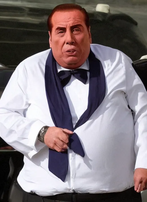 Image similar to a fat version of silvio berlusconi