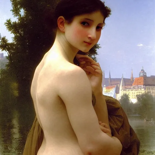 Image similar to a city of munich by william - adolphe bouguereau