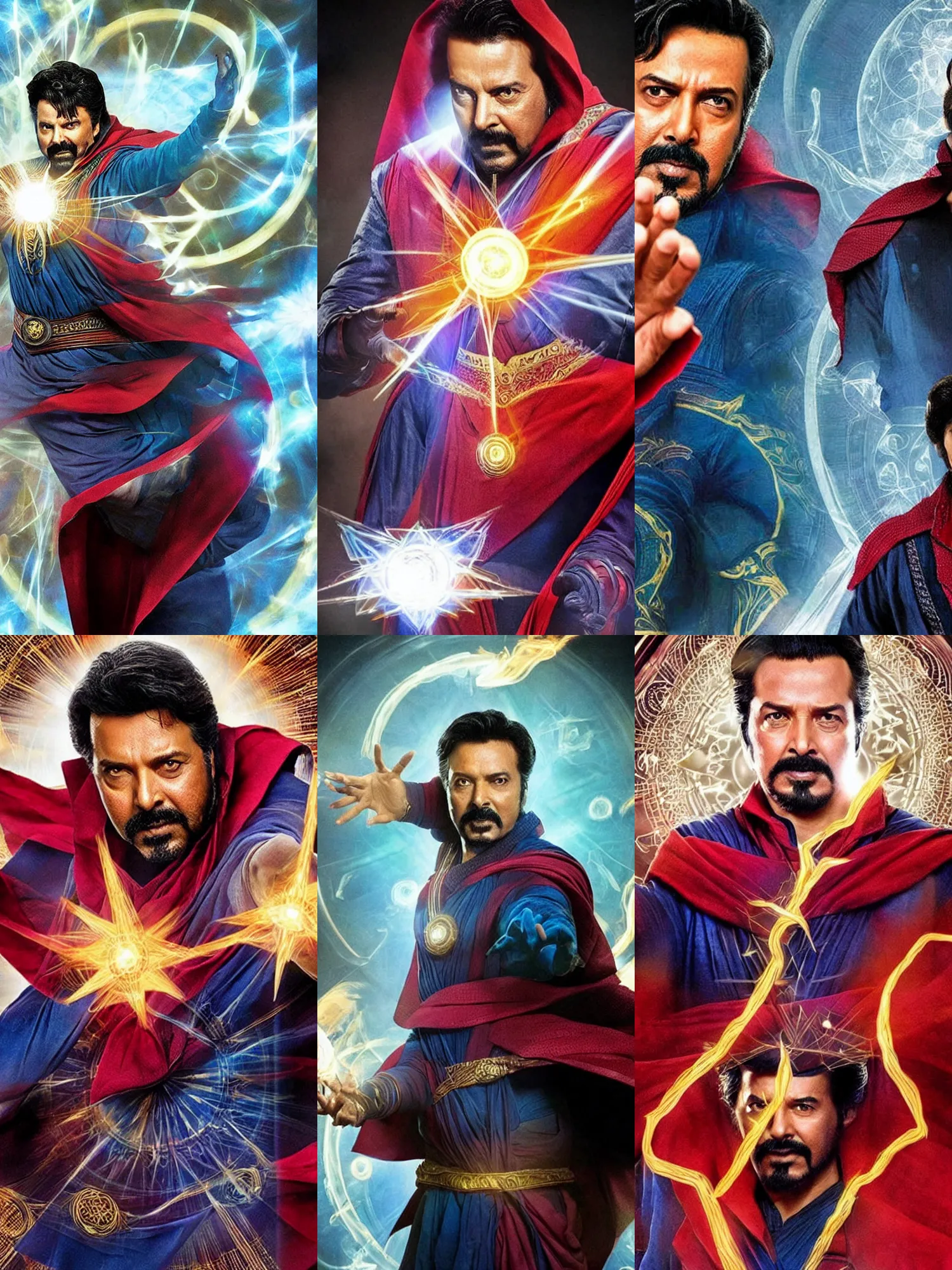 Image similar to mammootty as doctor strange, cinematic