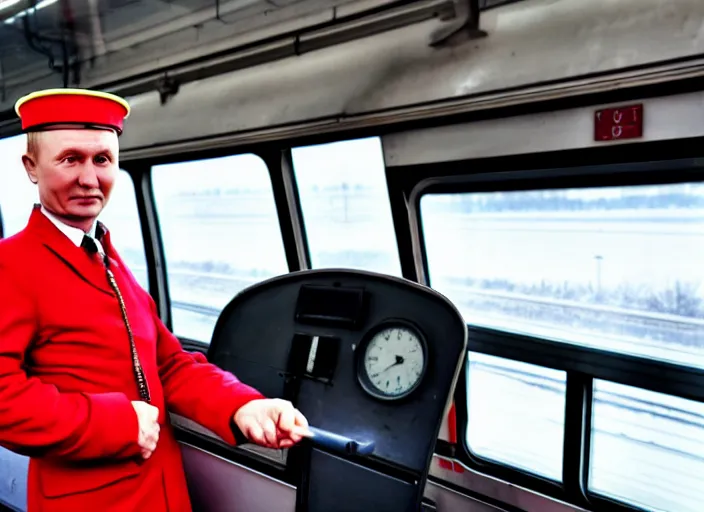 Image similar to train driver of the Russian Railways