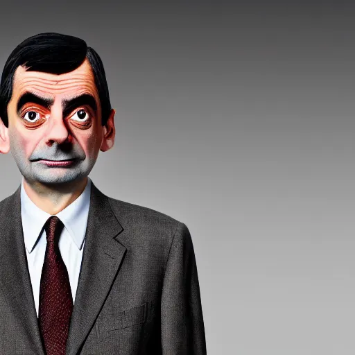Prompt: mr. bean as a member of isis, serious, dramatic, extreme detail, 8 k resolution, sharp focus,