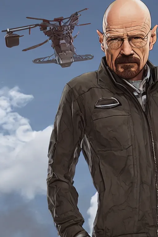 Image similar to walter white in apex legends