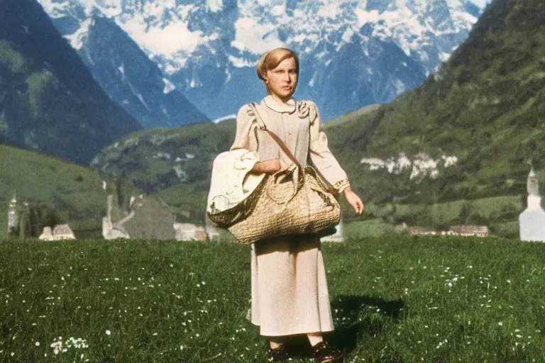 Prompt: still image from the sound of music by wes anderson, ultra detailed, finely detailed