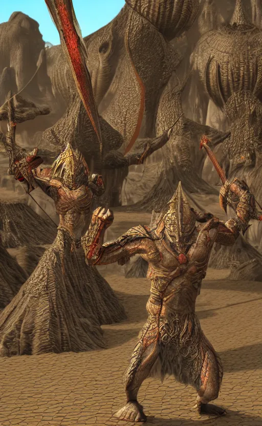 Prompt: Dagoth Ur, Morrowind, 3d render, 4k, 8k