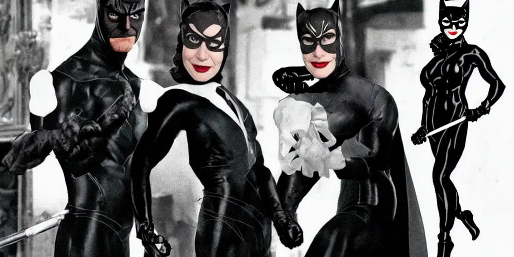 Image similar to joe biden as catwoman from batman returns