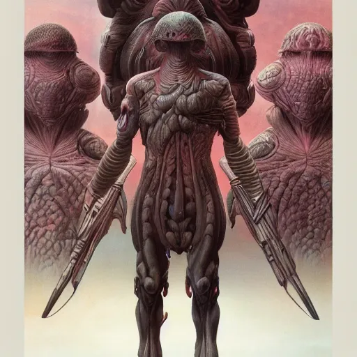 Image similar to epic digital masterpiece by Wayne Barlowe