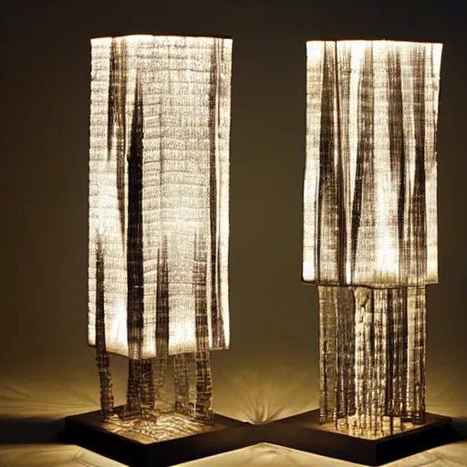 Image similar to Table lamps by Bruce Munro, interior design