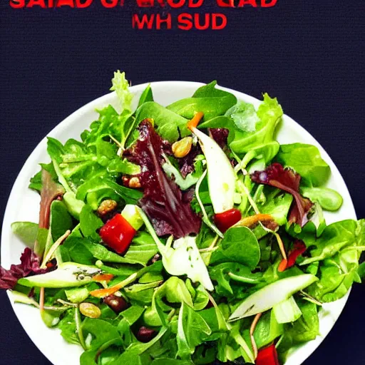 Prompt: a salad made of saul goodman