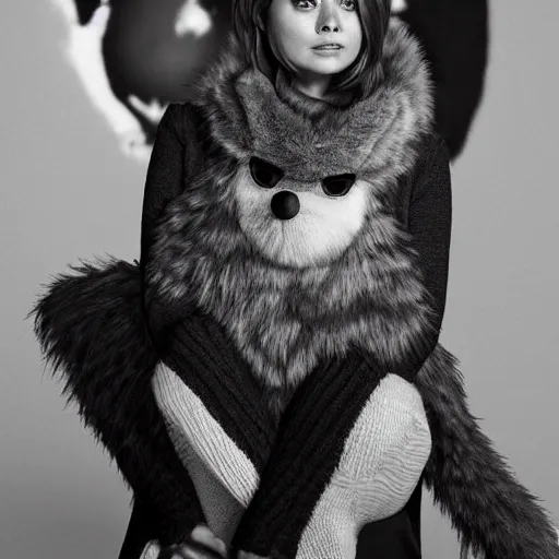 Prompt: jenna coleman as a furry