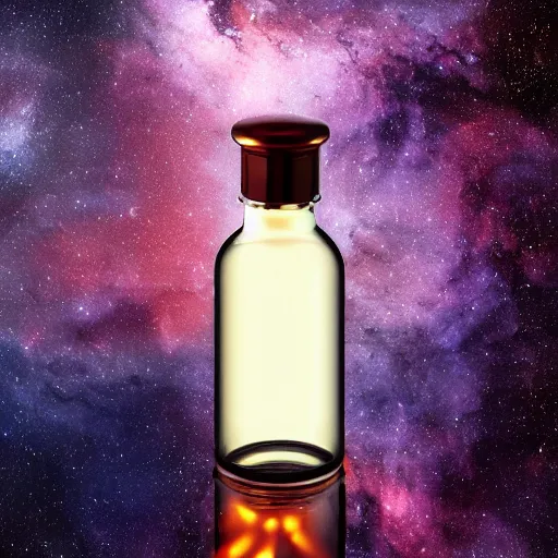 Image similar to the universe contained within a bottle
