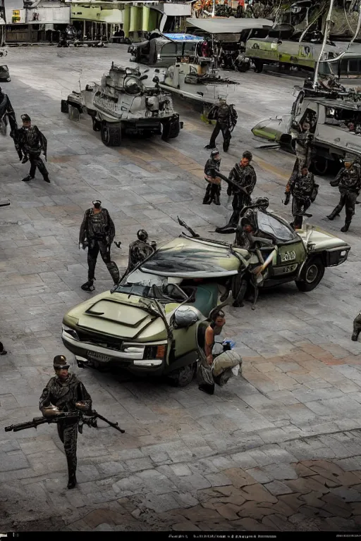 Prompt: carro da policia militar de sao paulo, 8 k, hdr, great light, by greg rutkowski and annie leibowitz