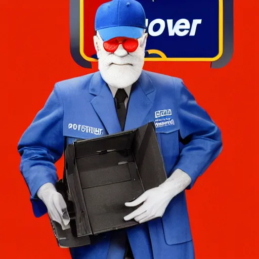 Image similar to hyperrealistic dslr film still of david letterman disguised as a usps postal worker, stunning 8 k octane comprehensive 3 d render, inspired by istvan sandorfi & greg rutkowski & unreal engine, perfect symmetry, dim volumetric cinematic lighting, extremely hyper - detailed, incredibly real lifelike attributes & flesh texture, intricate, masterpiece, artstation, stunning