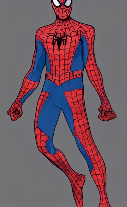 Prompt: redesigned spiderman suit, j.c. leyendecker, Valentina Remenar, ++++++ upscaled