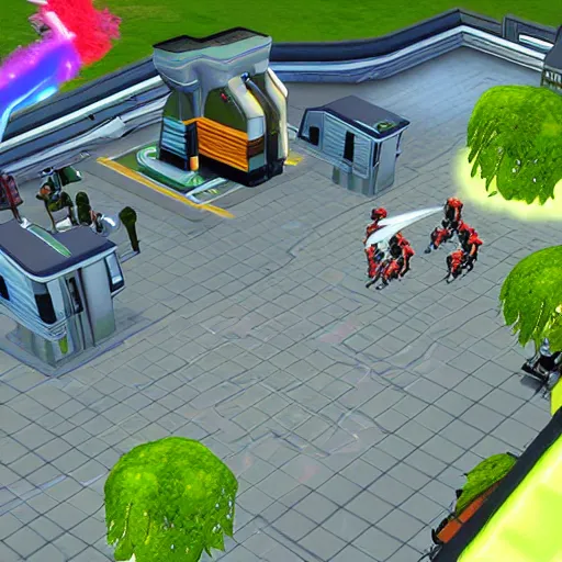 Image similar to alien invasion in the sims 2