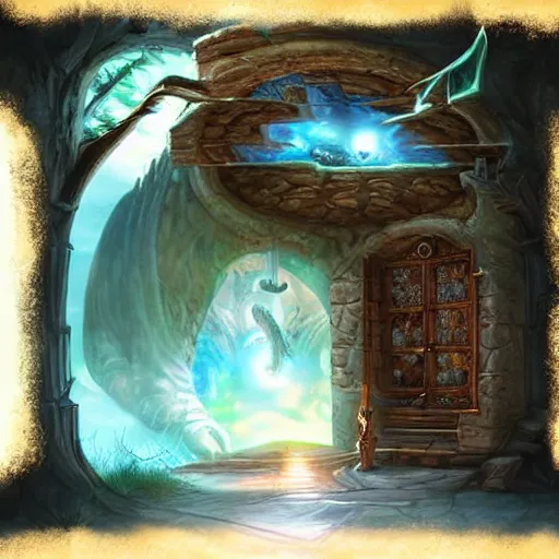 Prompt: portal to fantasy