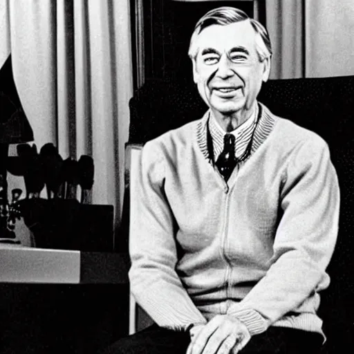 Image similar to Mr. Rogers as Soviet Propaganda