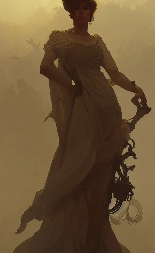 Image similar to a personification of the country lebanon, highly detailed, digital painting, artstation, concept art, sharp focus, illustration, art by greg rutkowski and alphonse mucha