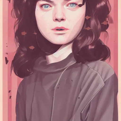 Image similar to Elle Fanning in Prey picture by Sachin Teng, asymmetrical, dark vibes, Realistic Painting , Organic painting, Matte Painting, geometric shapes, hard edges, graffiti, street art:2 by Sachin Teng:4