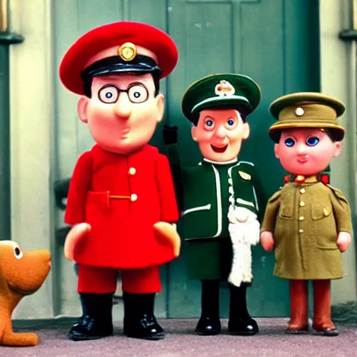 Image similar to herman goering in postman pat