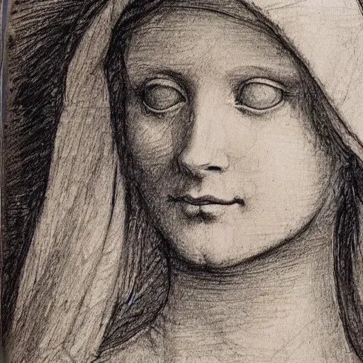 Image similar to of leonardo davinci drawing a beautiful girl from today 2 0 2 2 lots of loose sketches