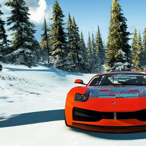 Image similar to forza horizon set in sweden