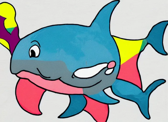 Image similar to gay punk dolphin