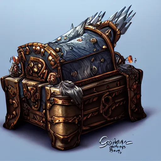 Image similar to chest of wonders, fantasy art, artstation, detailed