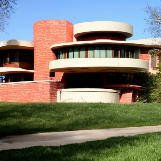 Image similar to house designed by frank lloyd wright