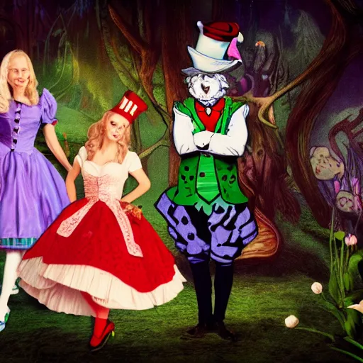 Image similar to alice in wonderland