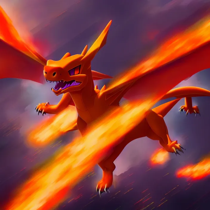 ArtStation - Pokemon: Mega Charizard Y