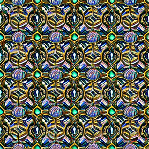 Image similar to three dimensional multilayered patterns inside a hexagonal shape, intricate detail, complex, jade, gold, silver, obsidian, ornate,