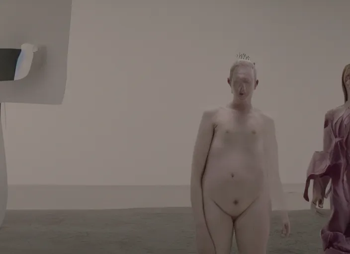 Image similar to still from art house film by andrew thomas huang, matthew barney and aphex twin : : 8 k