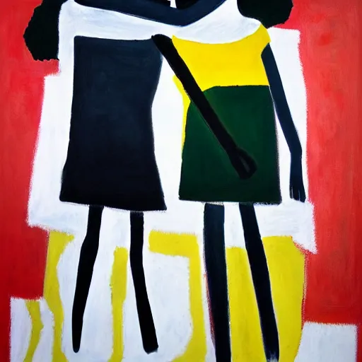 Image similar to two girls holding hands while watching the world burn, done in the style of matisse, caravaggio, basquiat, akseli gallen kallela, highly detailed, 4 k