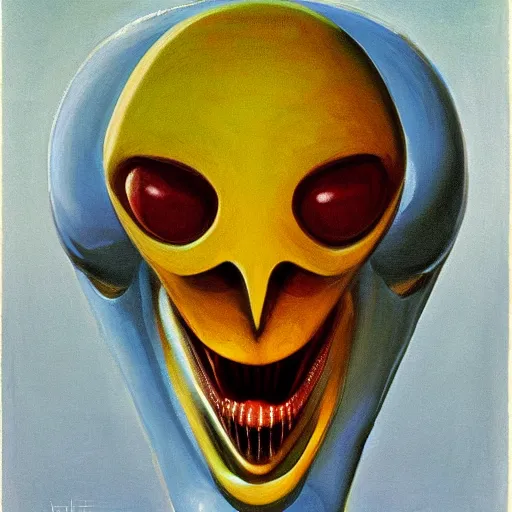 Image similar to alien by wayne thiebaud