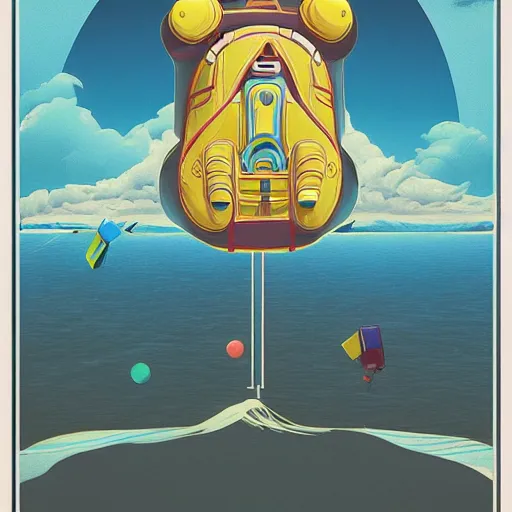 Image similar to excited wavy land backpack tequila, by beeple and simon bisley, tarot card, 2 d game art