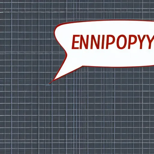 Image similar to Use a logo to explain what entropy is