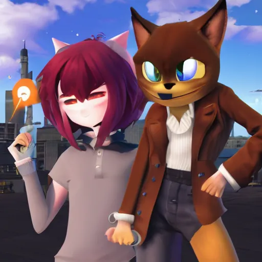 Image similar to vrchat internet gangster