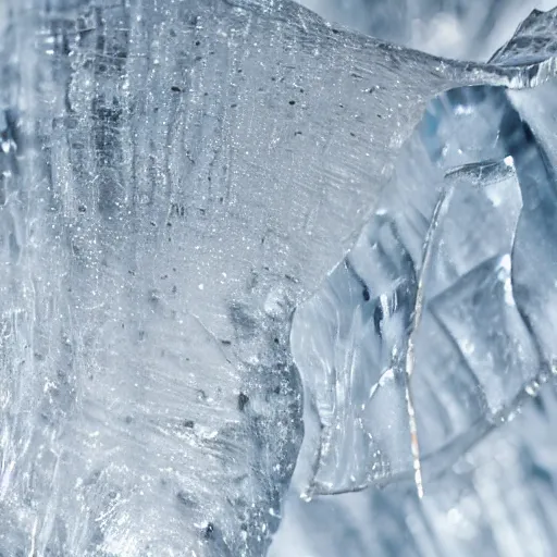 Image similar to see through clear sheet of ice sheet of ice in front of face behind ice 80mm close up