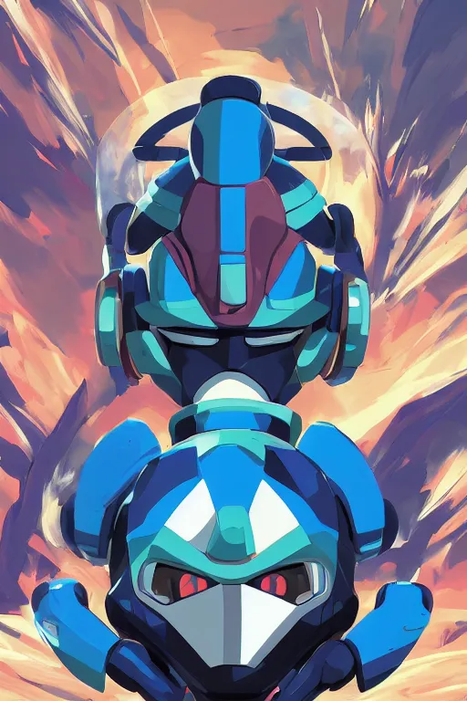 Image similar to robot ninja mask helmet megaman x zero rockman 2 0 2 2 switch game boss legacy collection fanart artsation, art gta 5 comics, behance hd by jesper ejsing, by rhads, makoto shinkai and lois van baarle, ilya kuvshinov, rossdraws global illumination ray tracing