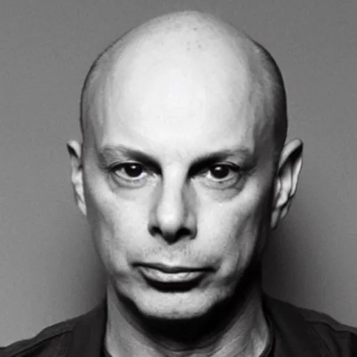 Image similar to Brian eno mugshot