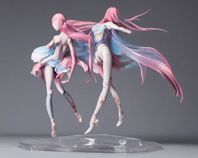 Image similar to James Jean isolated romantic fighting girl vinyl figure, figure photography, dynamic pose, holographic undertones, glitter accents on figure, anime stylized, accurate fictional proportions, high delicate details, ethereal lighting - H 640