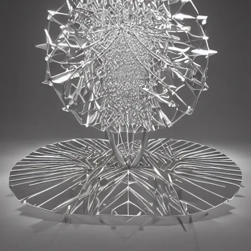 Image similar to lifelike by marcel duchamp, by takeshi obata raypunk, cubic zirconia. a variety of shapes & textures. the art installation is full of movement & energy, & the viewer can find new details with each look.