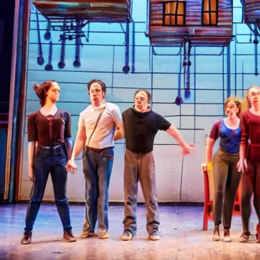 Prompt: physics the musical on broadway