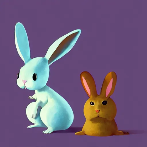 Prompt: goro fujita illustration of a cute bunny